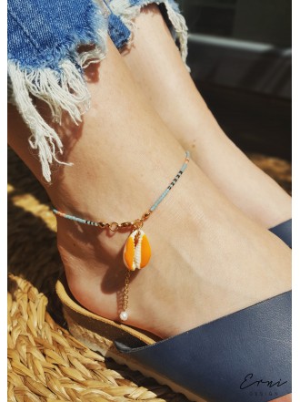 Apyrankė ant kojos ,,Orange sea shell"