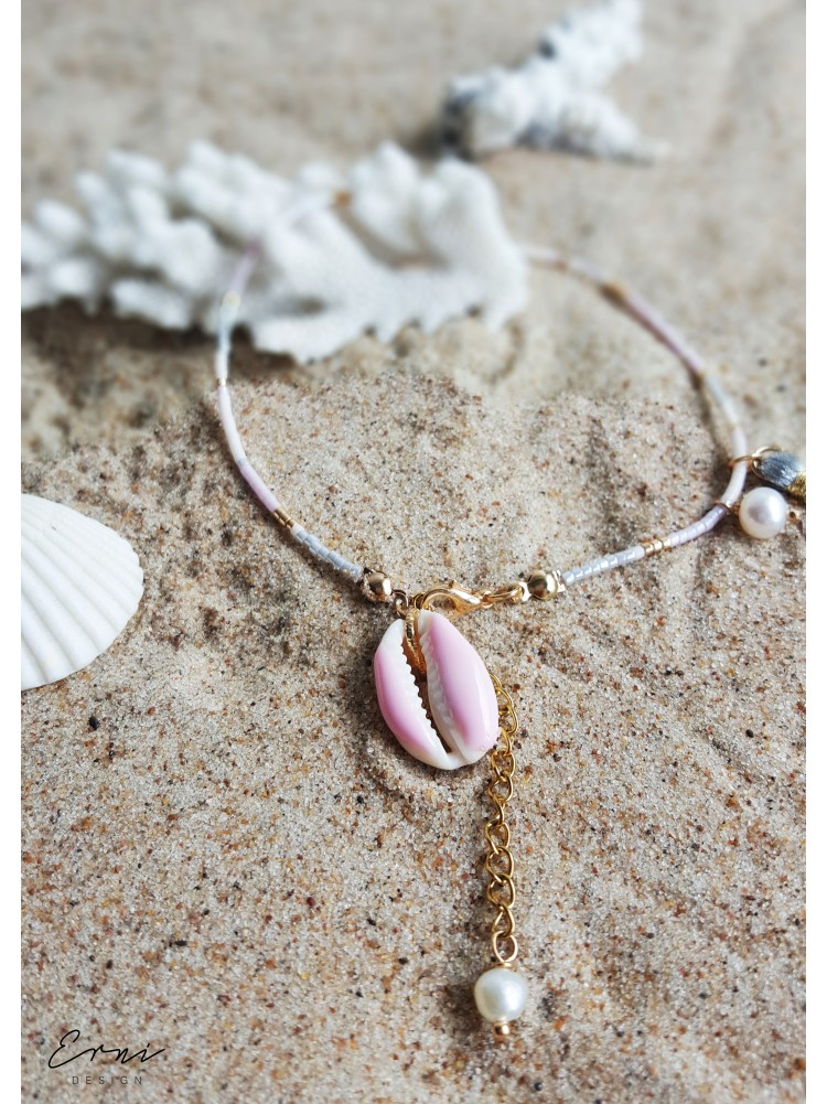 Apyrankė ant kojos ,,Pink sea shell"