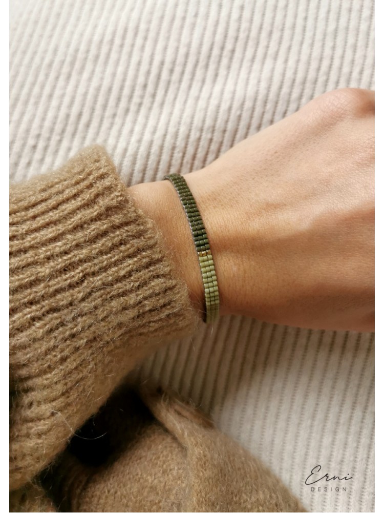 Apyrankė ,,Minimal beads - OLIVE"