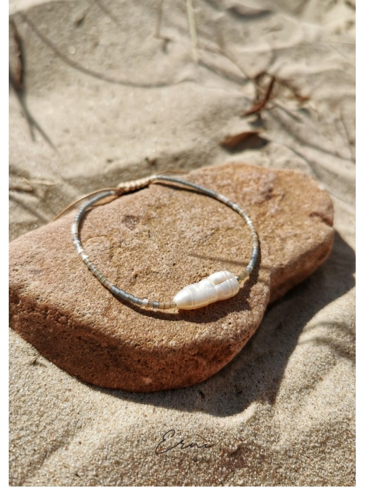 Apyrankė - PEARLS AND SAND LIGHT GREY